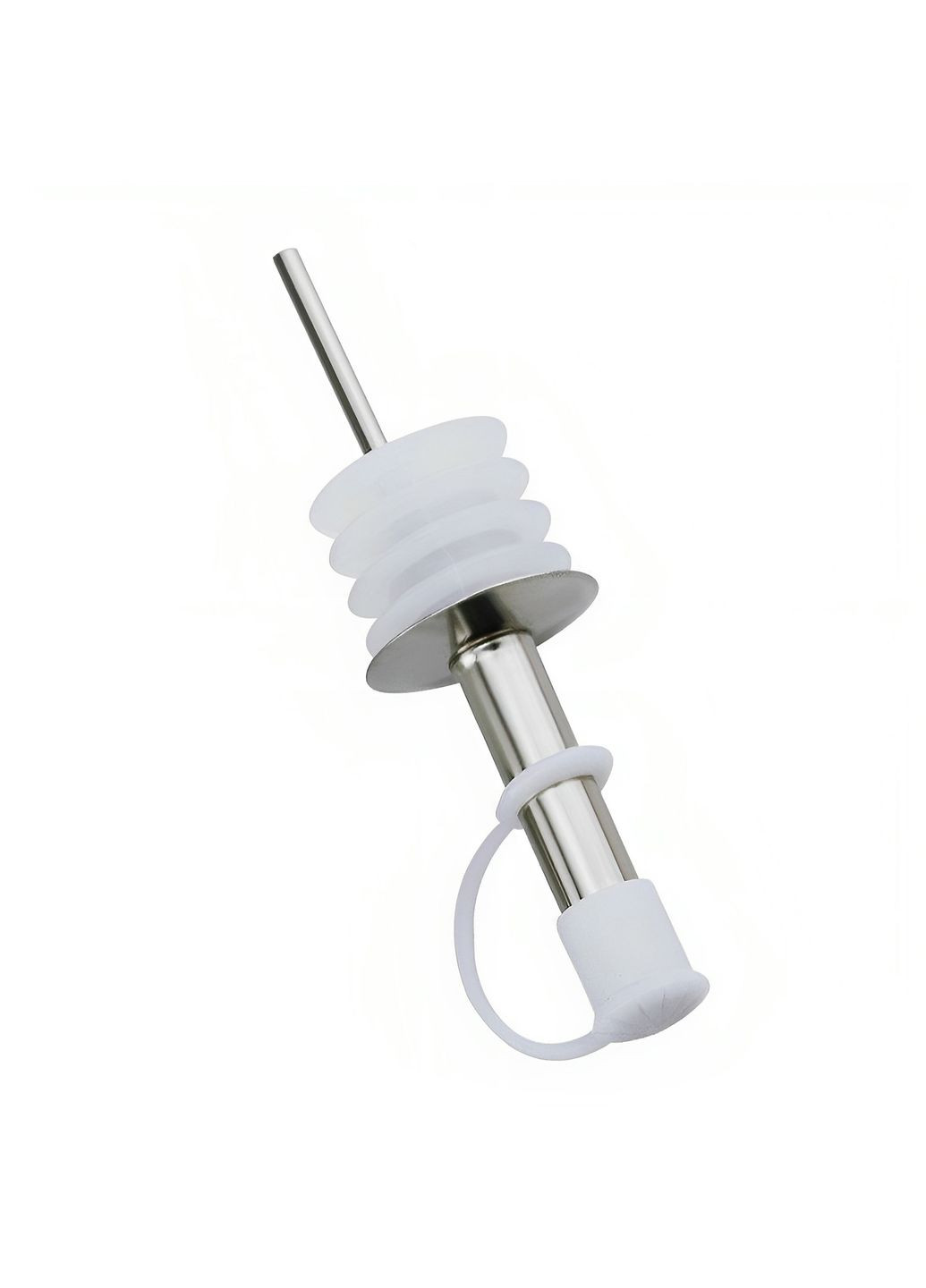 Пробка-носик гейзер дозатор для розливу з пляшки з металевим носиком 9 см Kitchen Master (267145279)