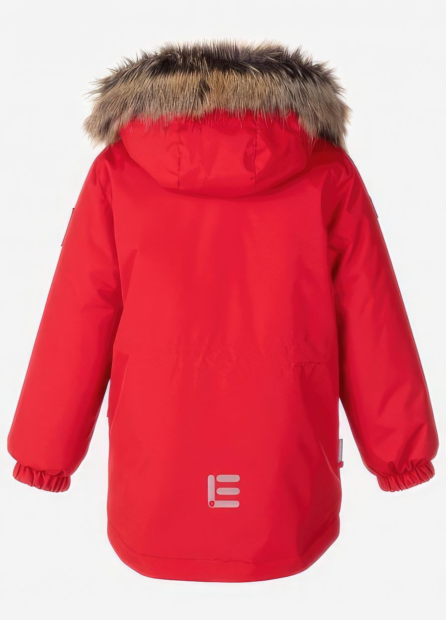 Красная зимняя зимняя куртка парка для мальчика 9155 122 см красный 68905 Lenne