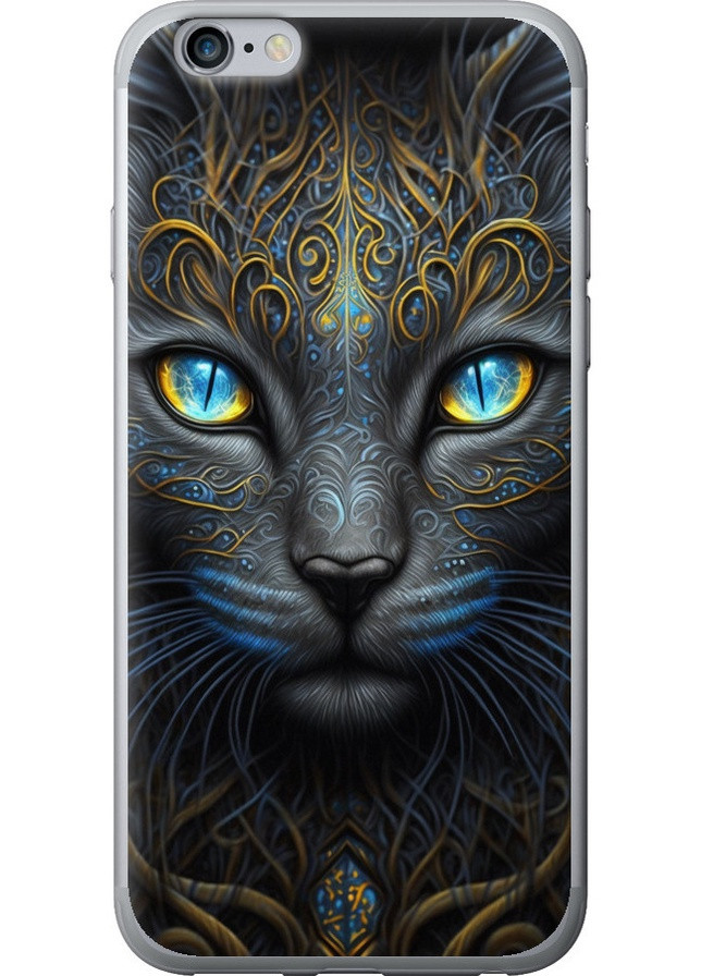 Силикон с усиленными углами чехол 'Кошка' для Endorphone Apple iPhone 6 Plus (258484873)