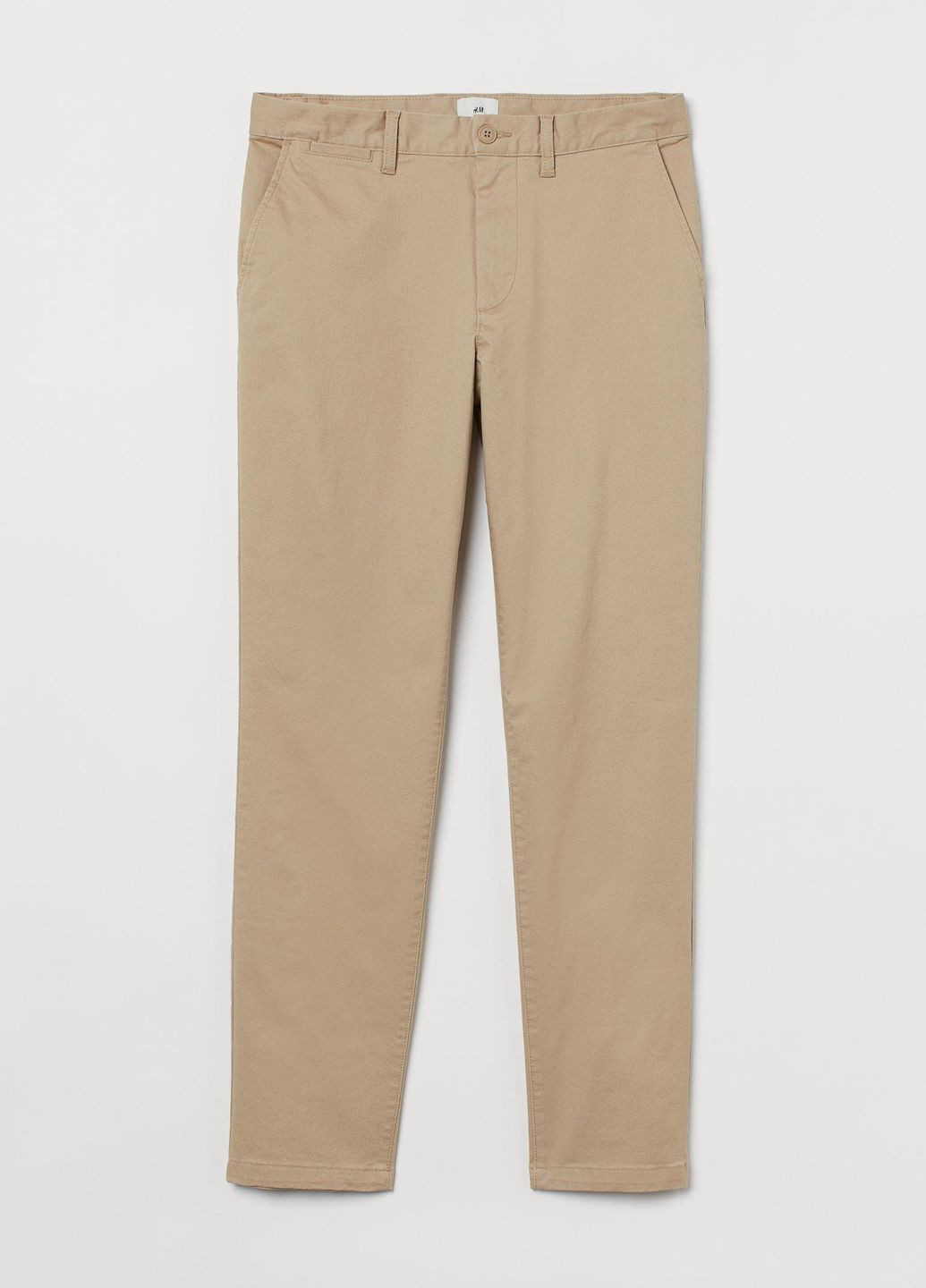 Бежевые брюки H&M