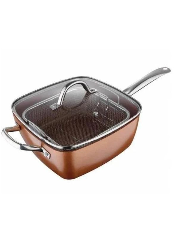 Сковорода фритюрница пароварка Unique UN-5251 керамическое покрытые No Brand (276461504)