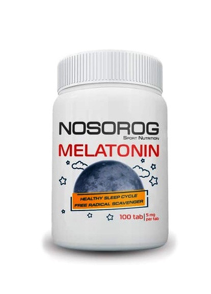 Melatonin 100 Tabs Nosorog Nutrition (258499605)