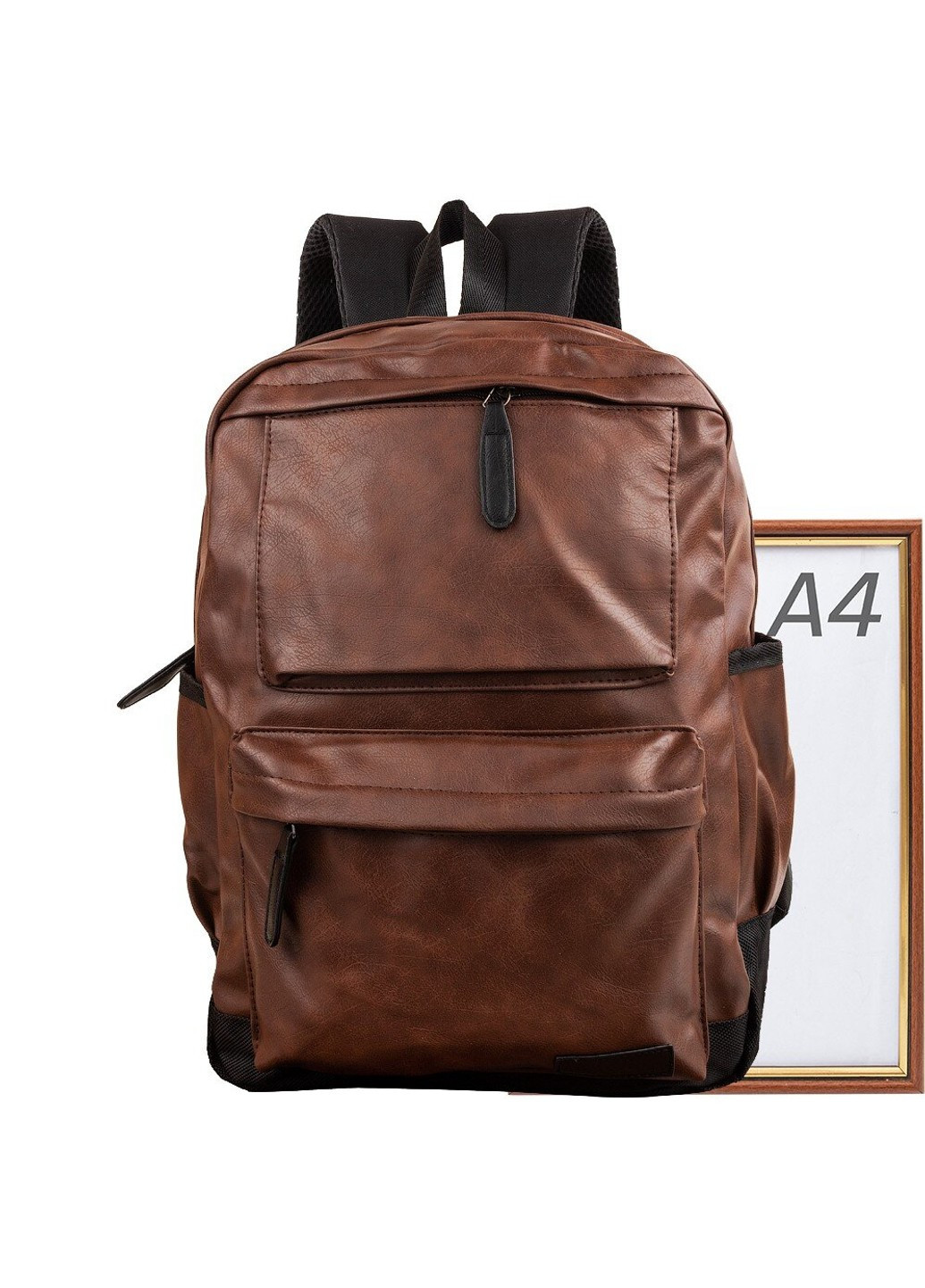 Чоловічий рюкзак зі шкірозамінника 3detbm9802-2 Valiria Fashion (262976859)