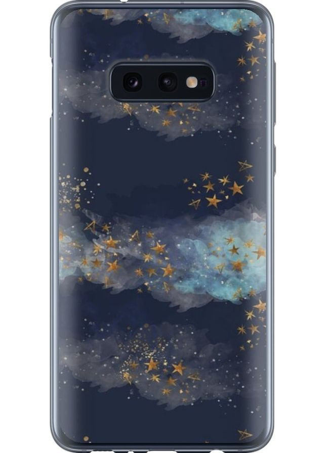 Силиконовый чехол 'Ночь золотые звезды' для Endorphone Samsung Galaxy S10e (276312269)