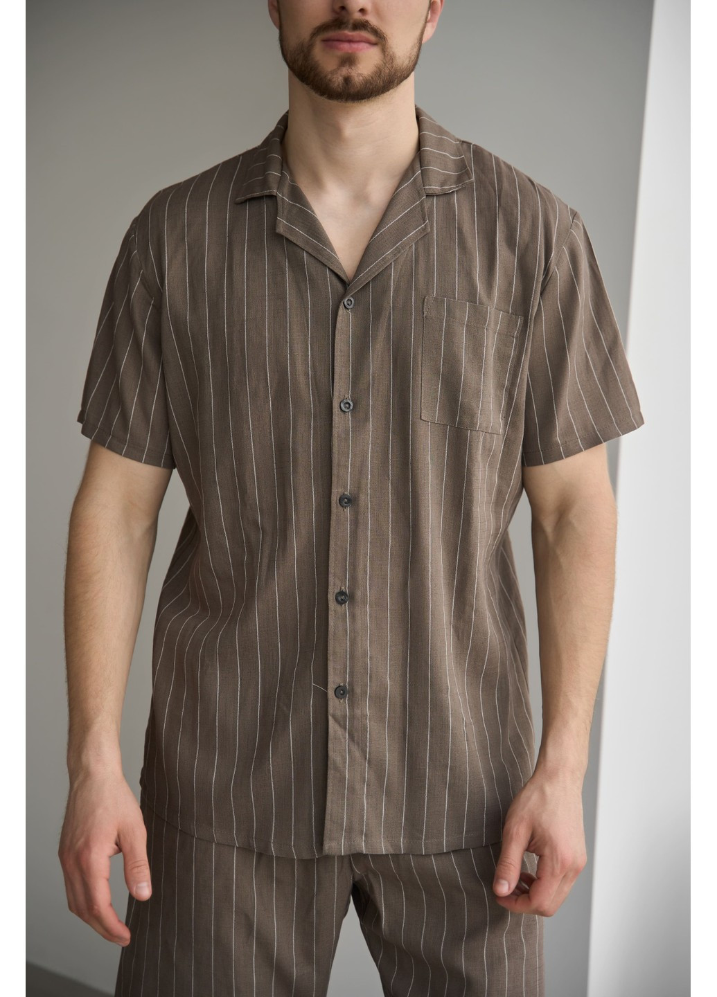 Пижама Linen Strip Short Handy Wear (259776747)