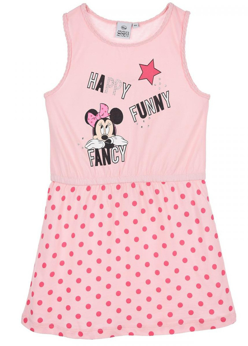 Розовое платье minnie mouse (минни маус) ue10351 eu Disney (257423989)