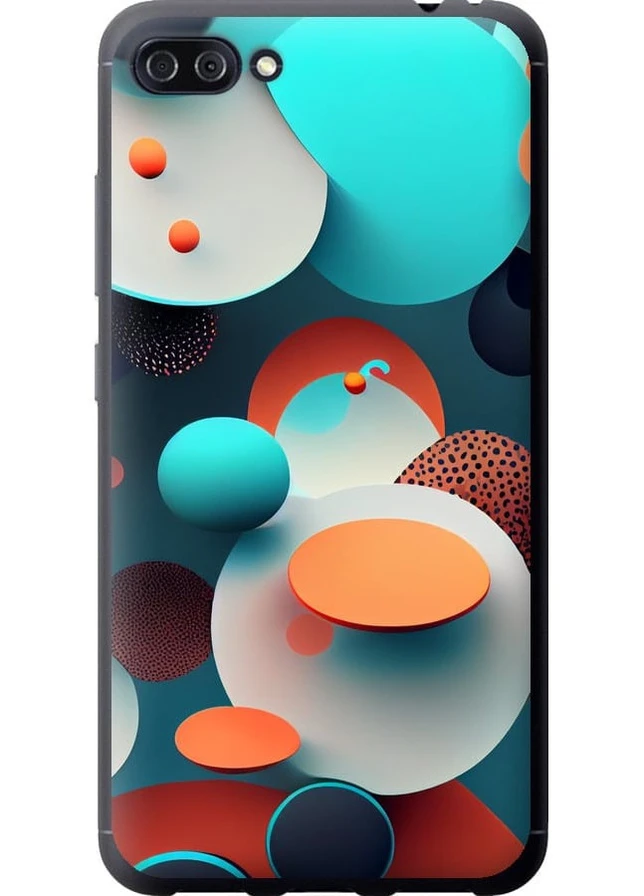Силиконовый чехол 'Горошек абстракция' для Endorphone Asus ZenFone 4 Max ZC554KL (258176410)