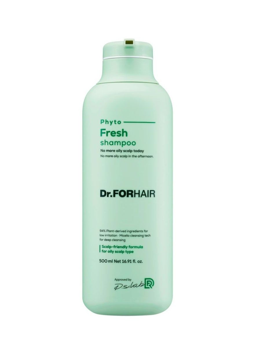 Мицеллярный шампунь для жирной кожи головы Phyto Fresh 500 мл Dr.Forhair (268212152)