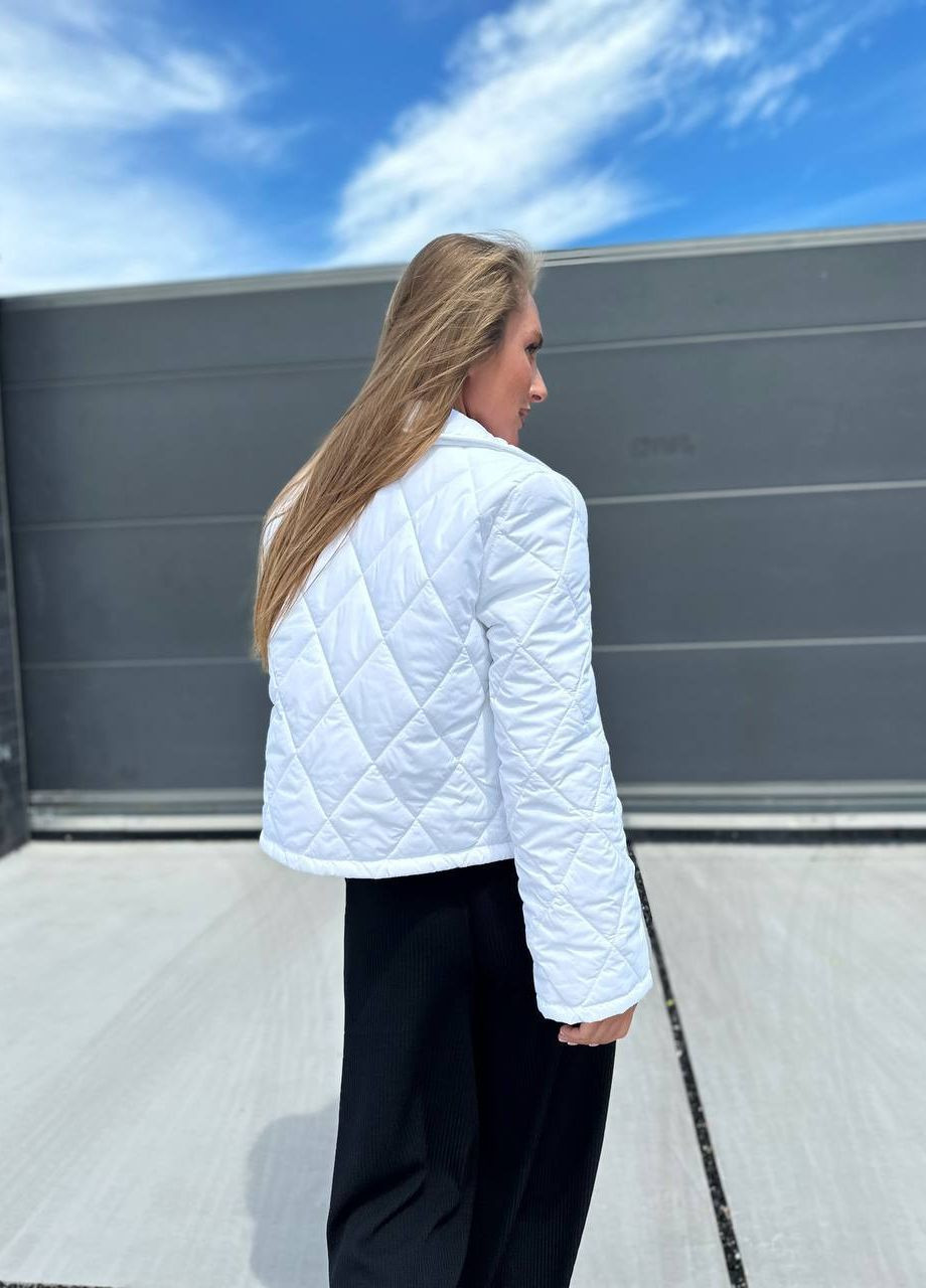 Белая демисезонная куртка Garna