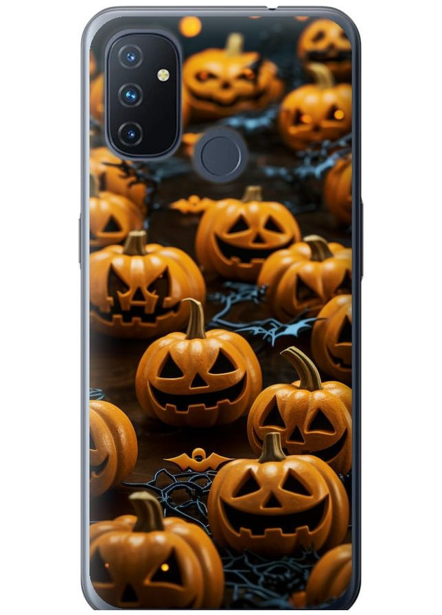 Силиконовый чехол 'Тыквы 2' для Endorphone OnePlus Nord N100 (266811787)