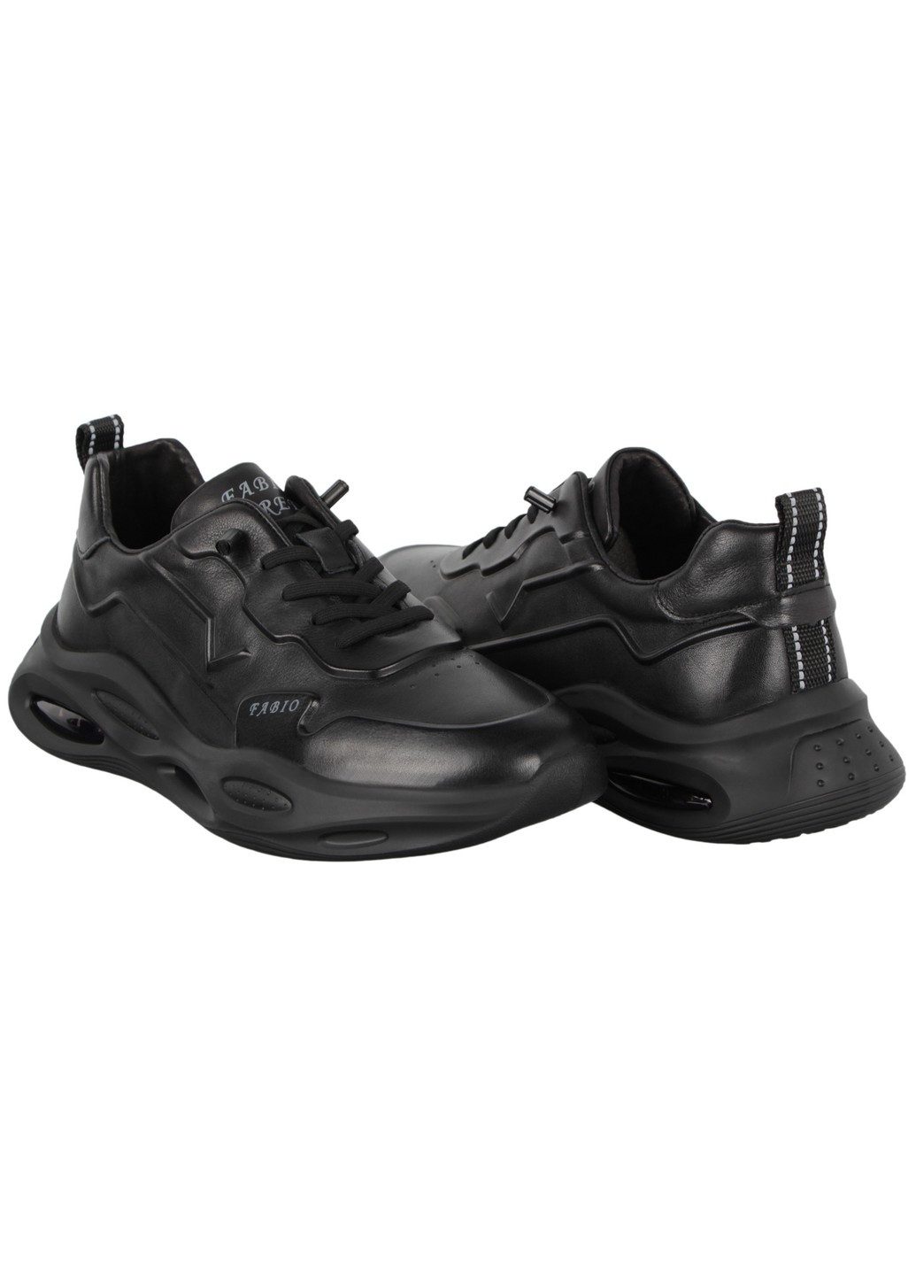Черные демисезонные мужские кроссовки 198134 Fabio Moretti
