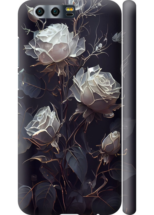 3D пластиковый матовый чехол 'Розы 2' для Endorphone Huawei Honor 9 (258180106)