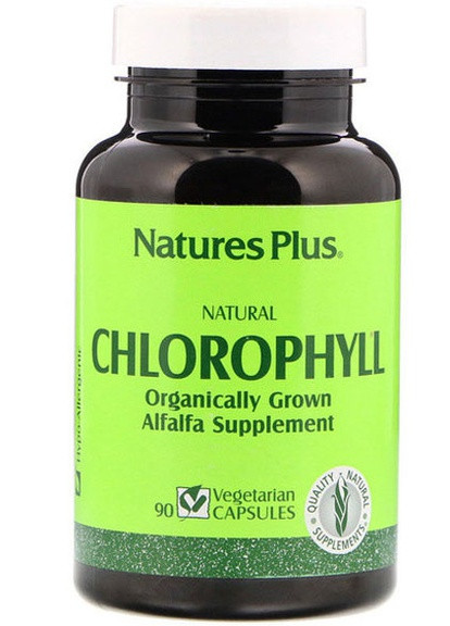 Nature's Plus Natural Chlorophyll 90 Veg Caps NTP1080 Natures Plus (256722018)