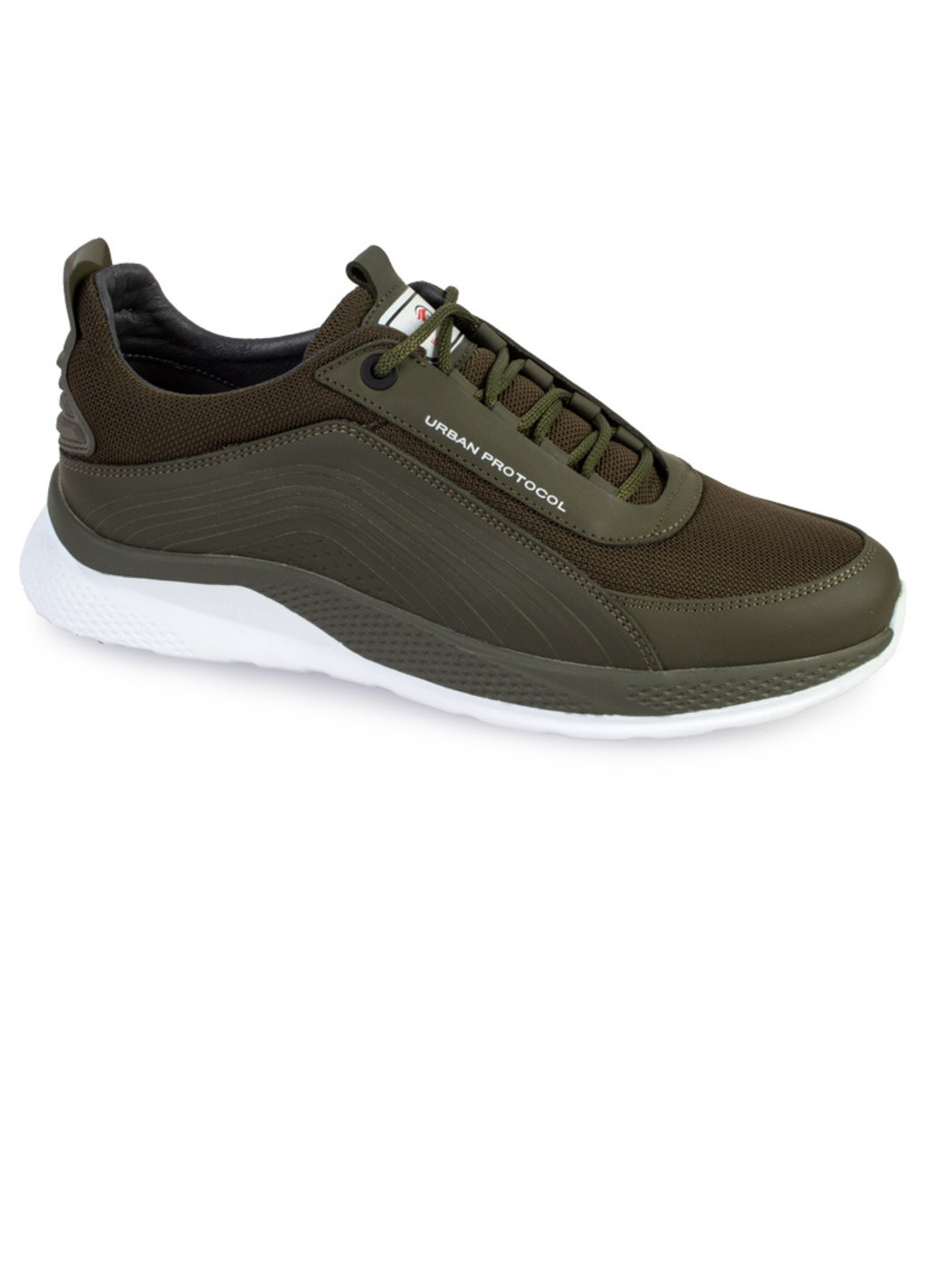 Зеленые демисезонные кроссовки мужские бренда 9200344_(1) ModaMilano