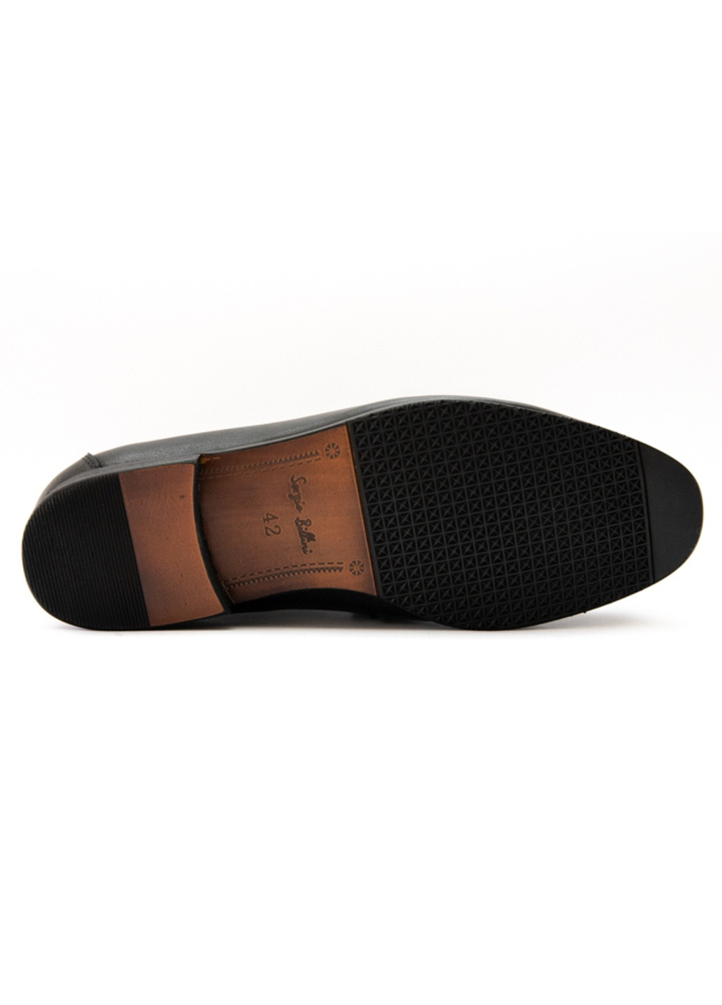 Черные вечерние туфли мужские бренда 9200304_(1) Sergio Billini без шнурков