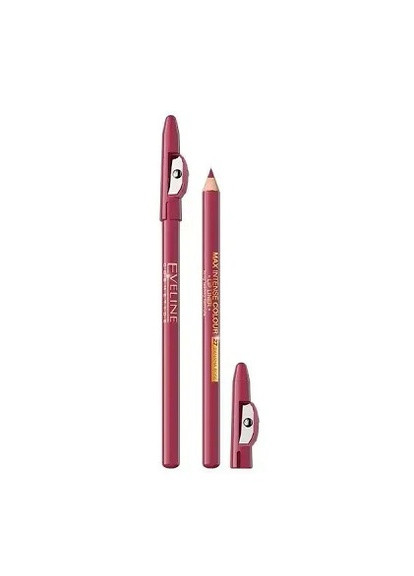 Контурний олівець д/губ + точила Cosmetics MAX INTENSE COLOUR 3762 27 BAHAMA Eveline (258576617)