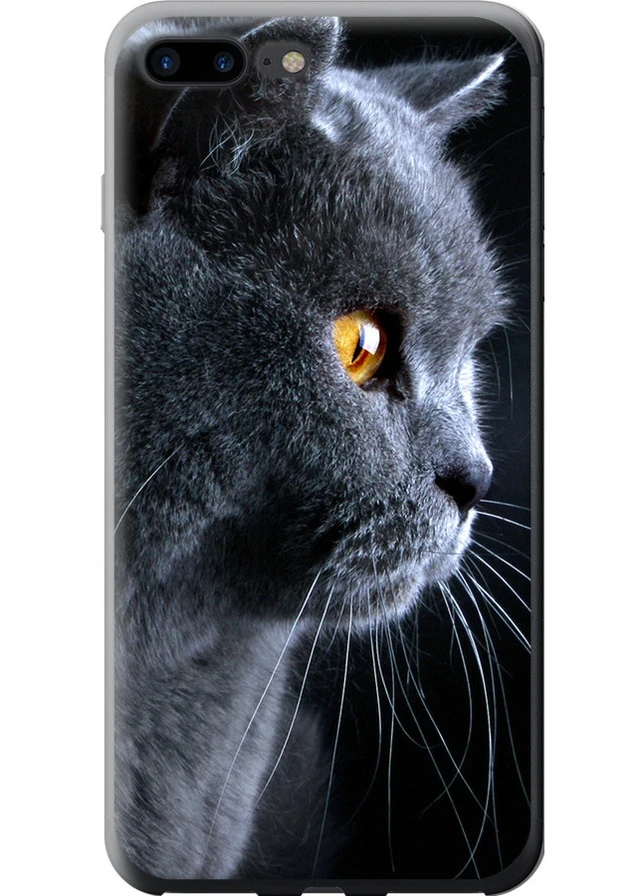 Силіконовий чохол 'Гарний кіт' для Endorphone Apple iPhone 7 Plus (257881544)