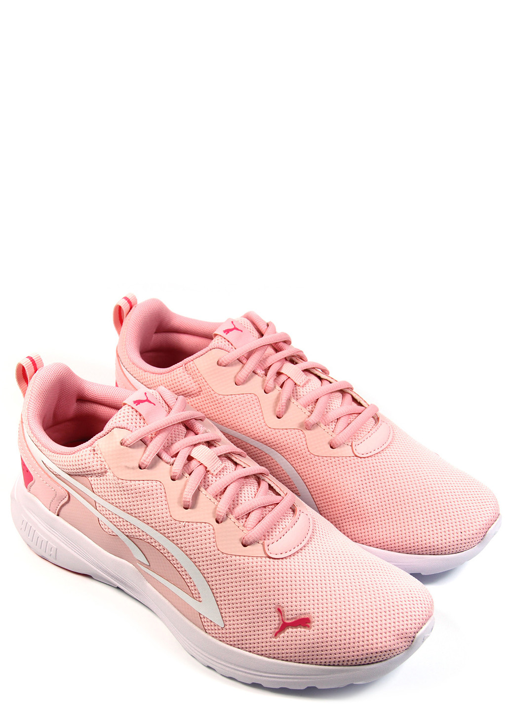 Розовые демисезонные женские кроссовки all-day active jr 387386-08 Puma
