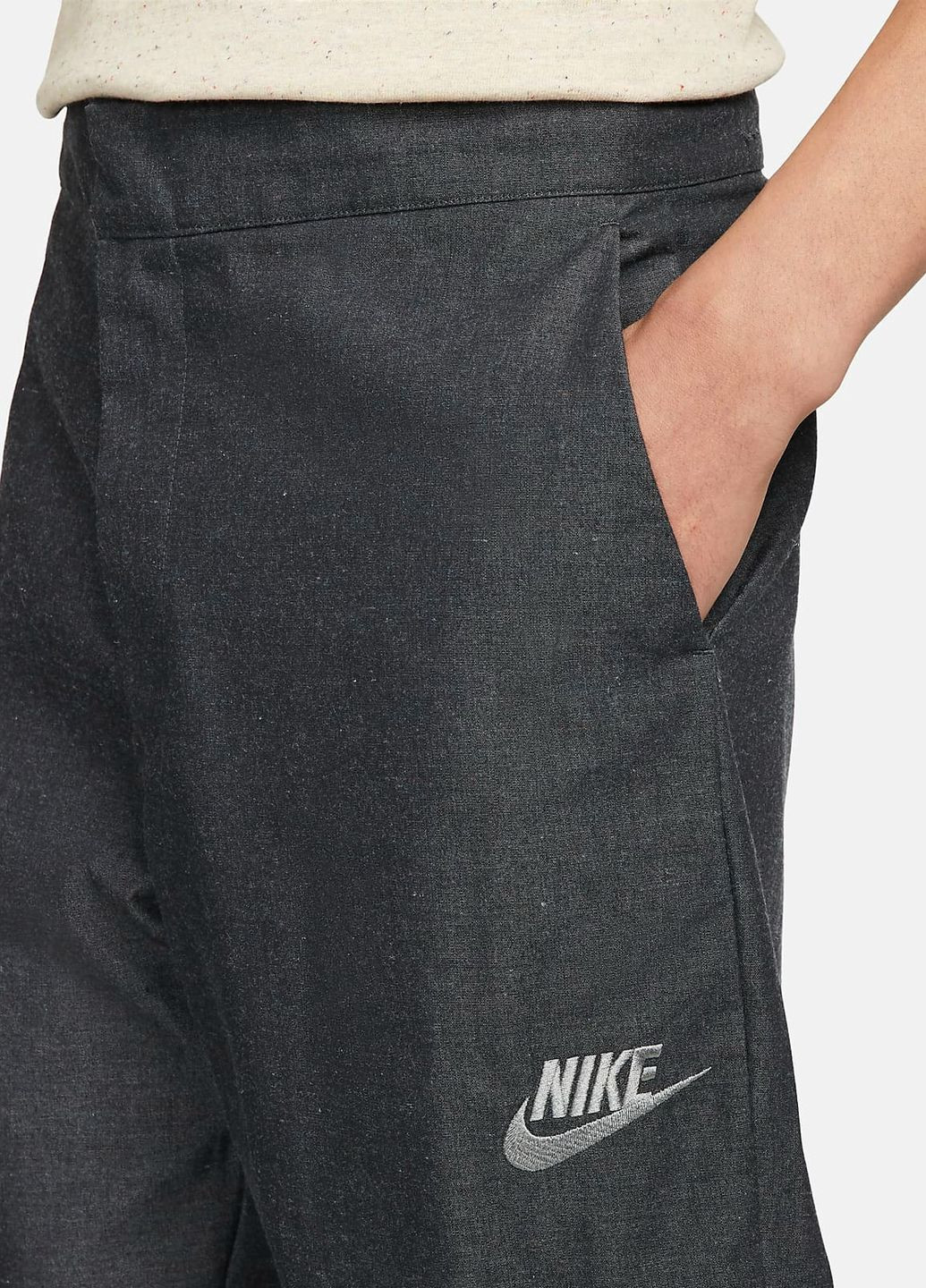 Темно-серые кэжуал летние брюки Nike