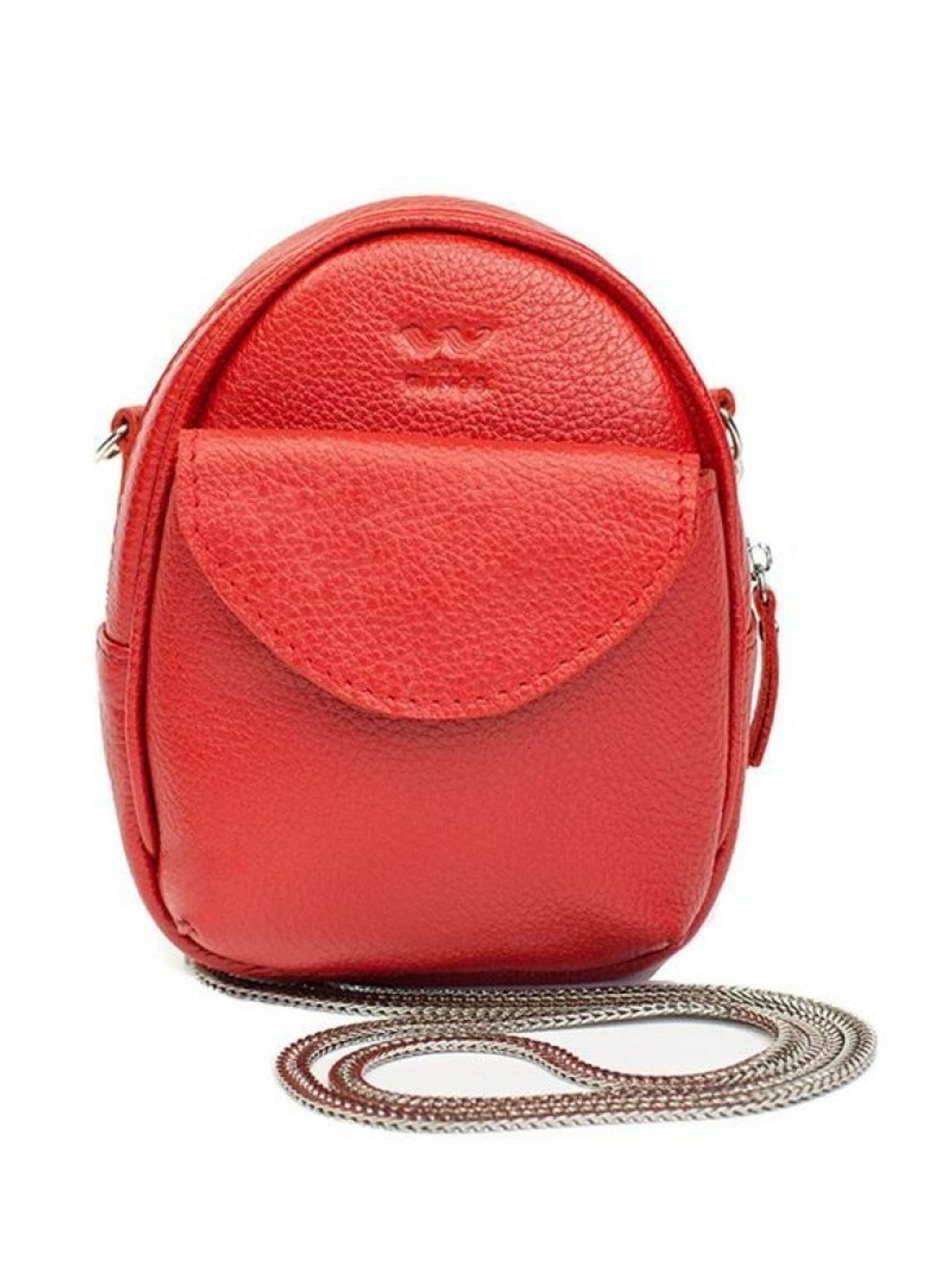 Шкіряна жіноча сумка міні Kroha червона флотар TW-KROHA-RED-FLO The Wings (266142876)