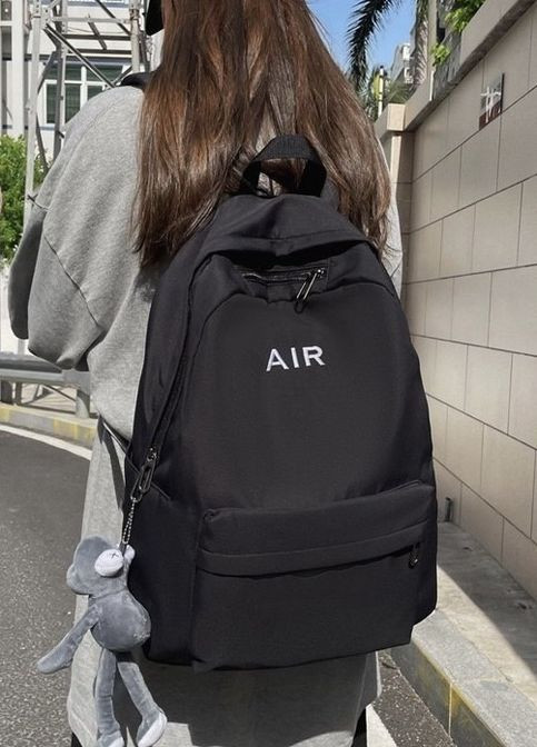 Рюкзак AIR 3296 мужской женский детский школьный портфель черный No Brand (276062403)