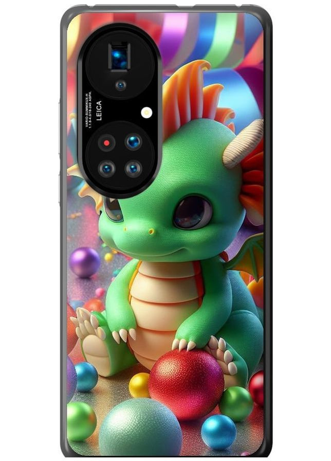 Силіконовий чохол 'Веселий дракончик' для Endorphone Huawei P50 (275463206)