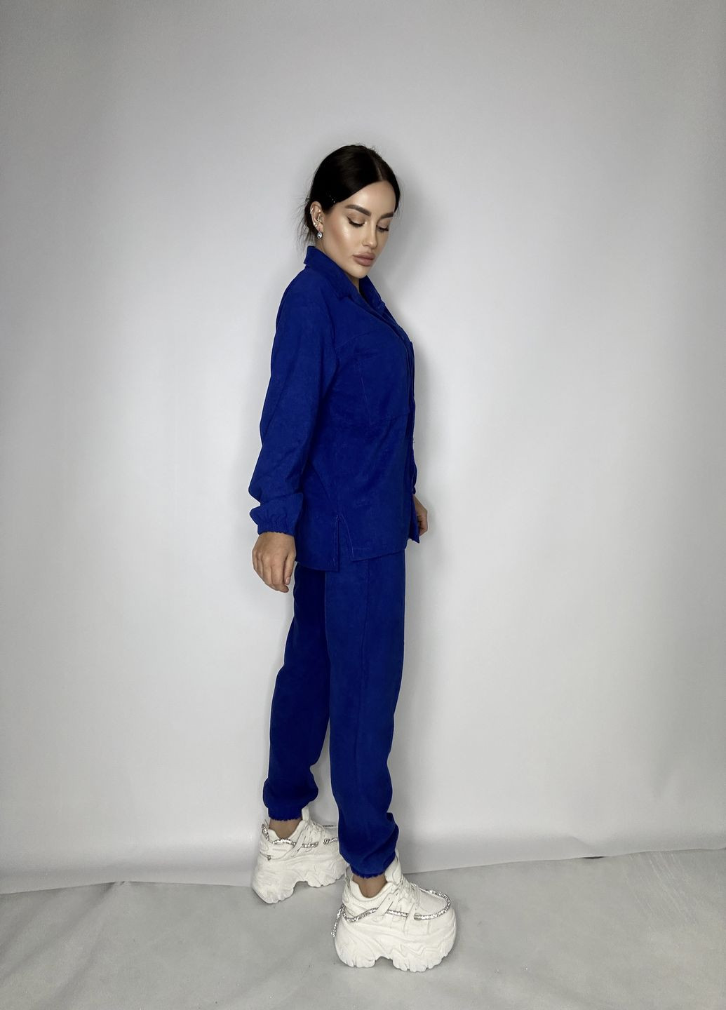 Жіночий стильний зручний костюм сорочка та джогери InFashion костюм (278015684)