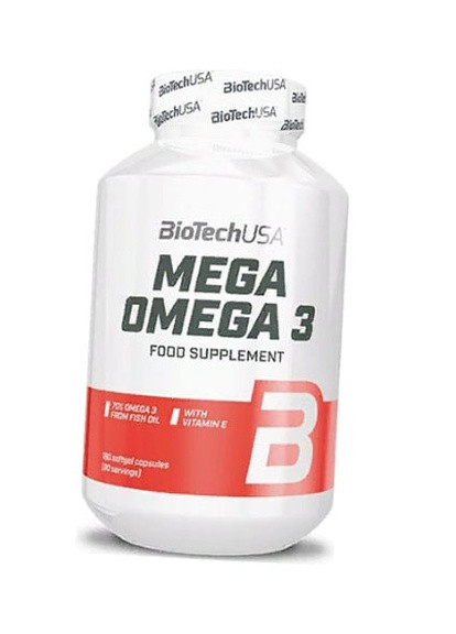 Mega Omega 3 180 Softgel Capsules Biotechusa (256720273)