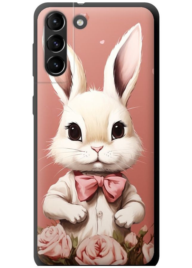 TPU черный чехол 'Зайчик' для Endorphone Samsung Galaxy S21 Plus (267320557)