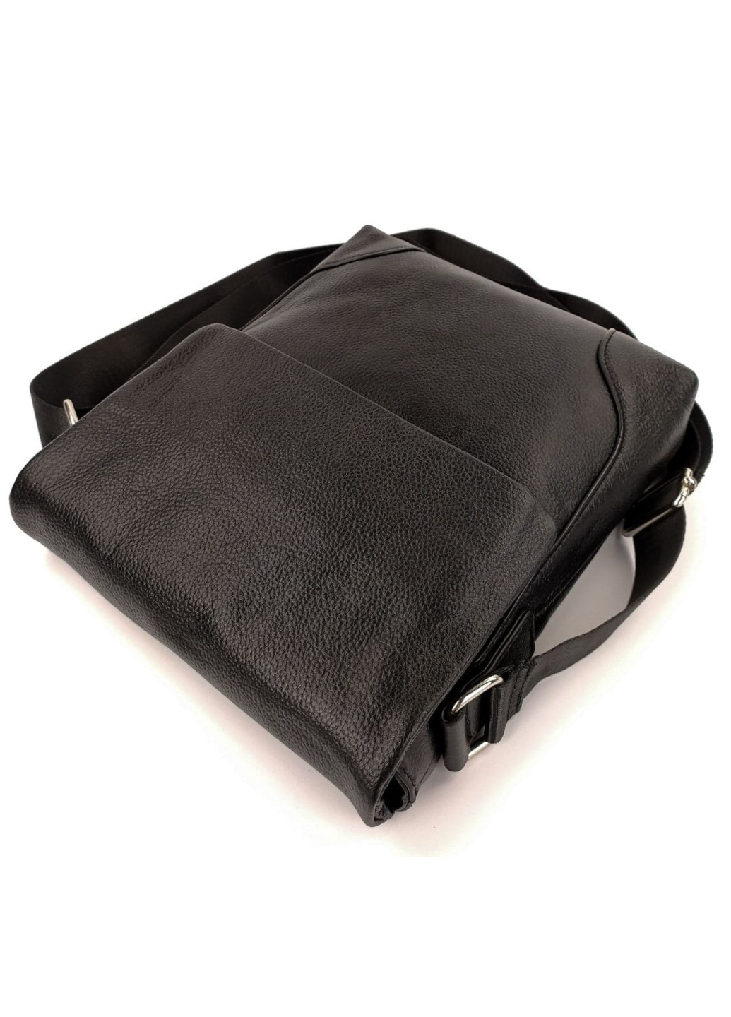 Небольшая сумка - барсетка из кожи NS0011 черная JZ (259737067)