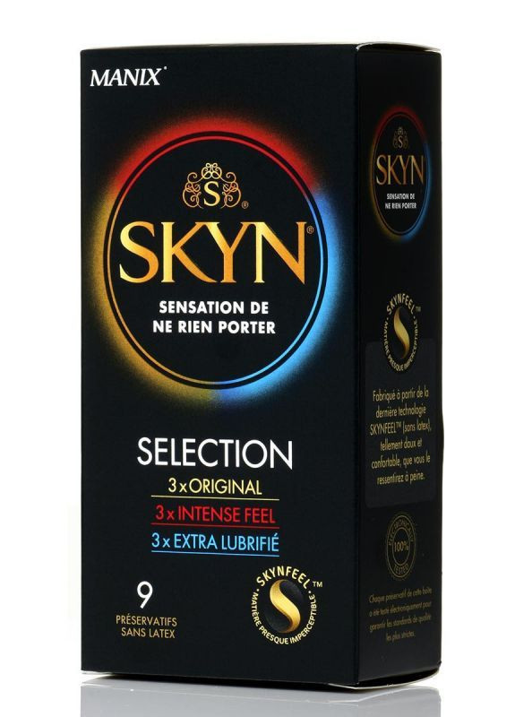 Набір безлатексних поліізопренових презервативів SKYN selection, 9 шт. No Brand (260536110)