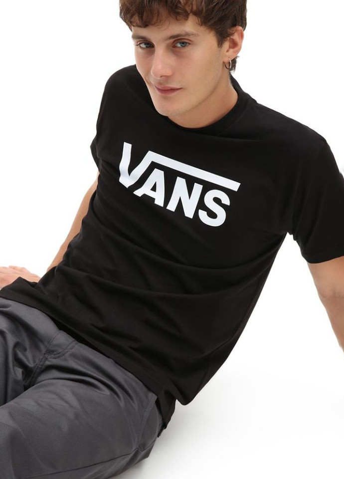 Чорна футболка Vans