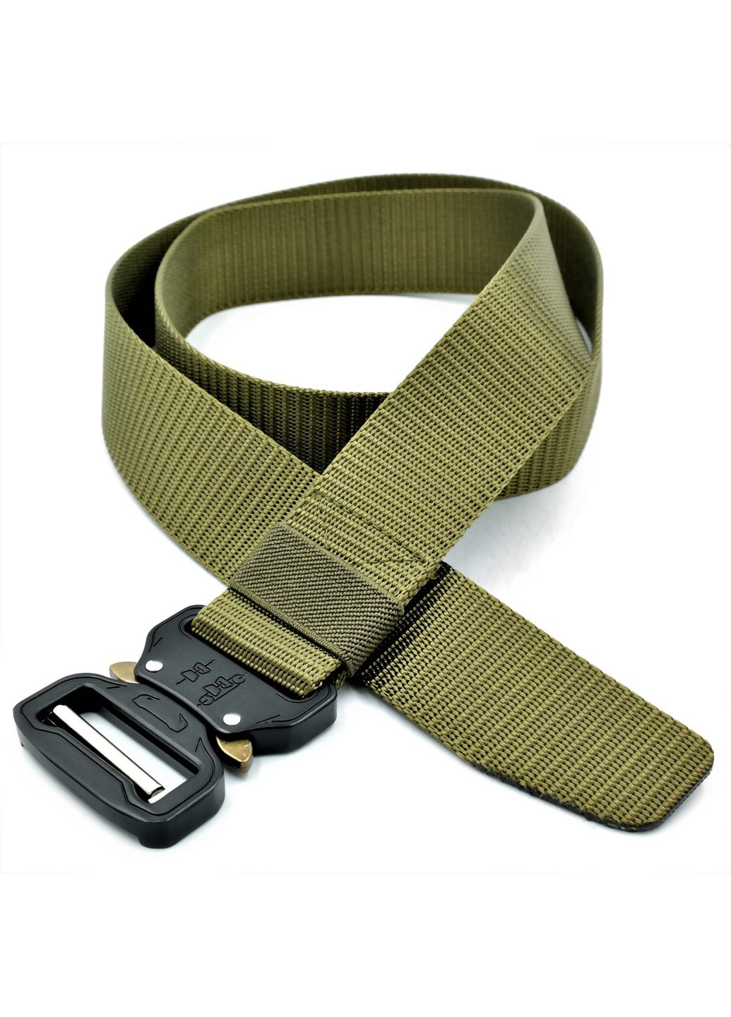 Тактичний ремінь тканинний Weatro Хакі tkn-40-tkt-004 Le-Mon (272596228)