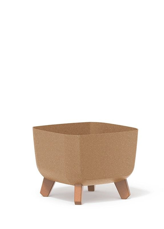 Горщик для квітів GRACIA SQUARE ECO WOOD 29х29х22см квадратний на ніжках натур (70009-4665) Prosperplast (263945478)