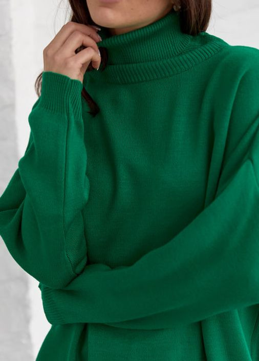 Зелений светр оверсайз зелений No Brand
