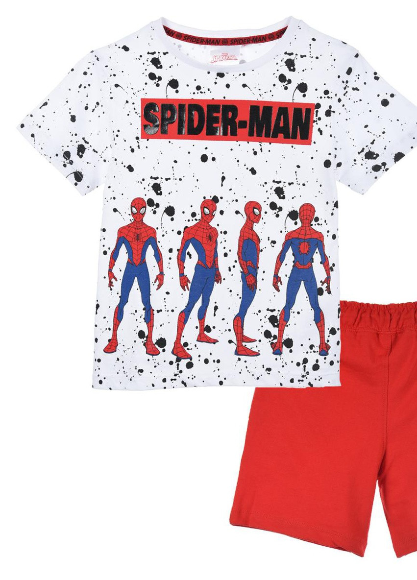 Красный летний комплект (футболка, шорты) spider man (человек паук) ue10571 Disney