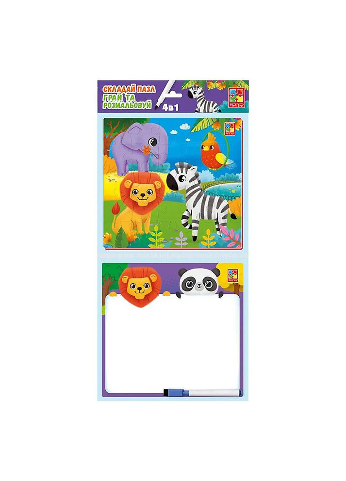 Игра настольная – Зоопарк цвет разноцветный ЦБ-00221148 Vladi toys (261550626)
