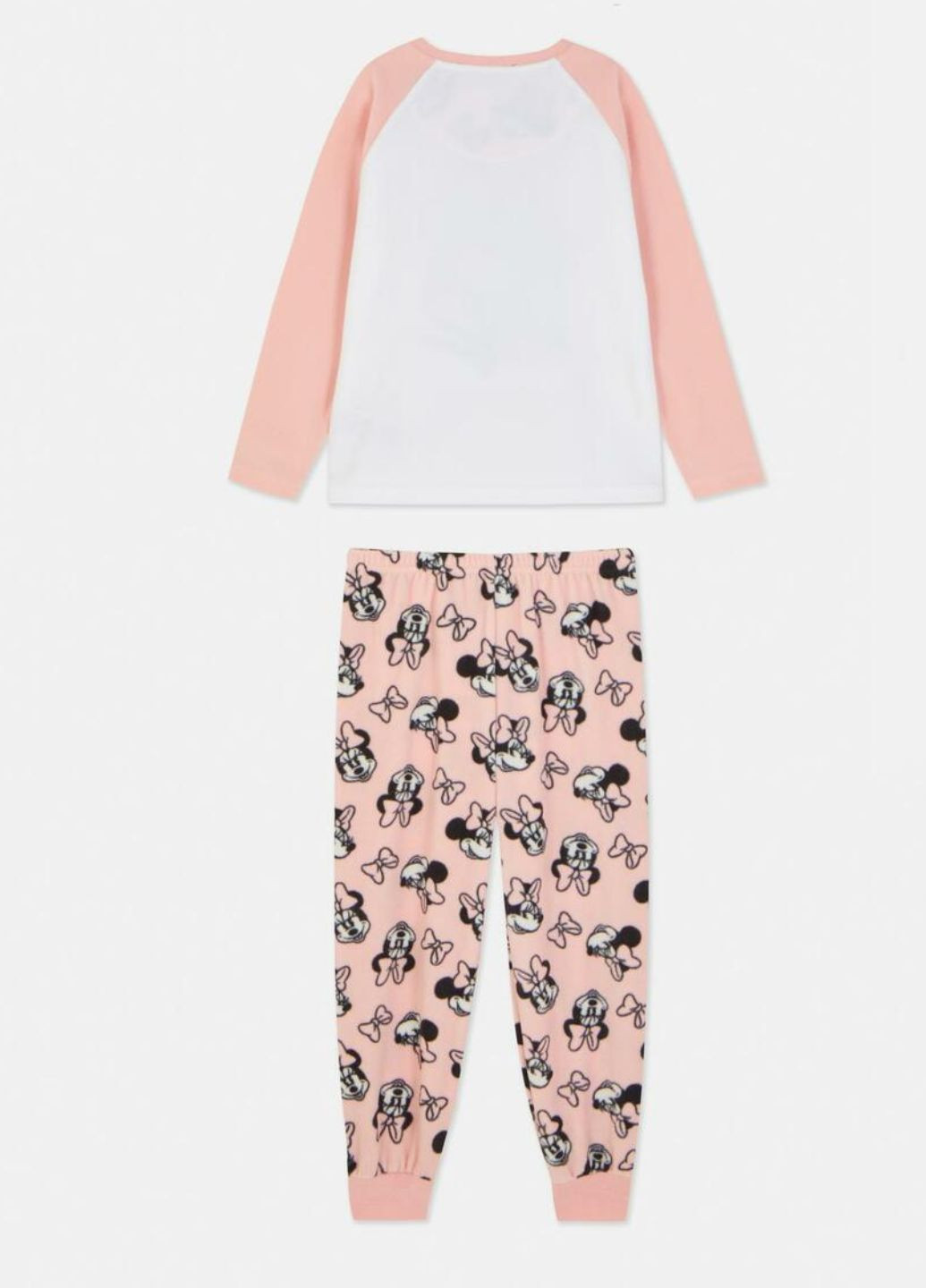 Комбінована всесезон флісова піжама дівчинці реглан + брюки Primark