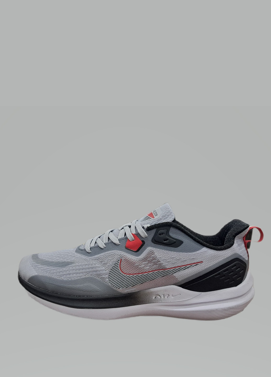 Серые всесезонные кроссовки мужские Nike AIR ZOOM STRUCTURE