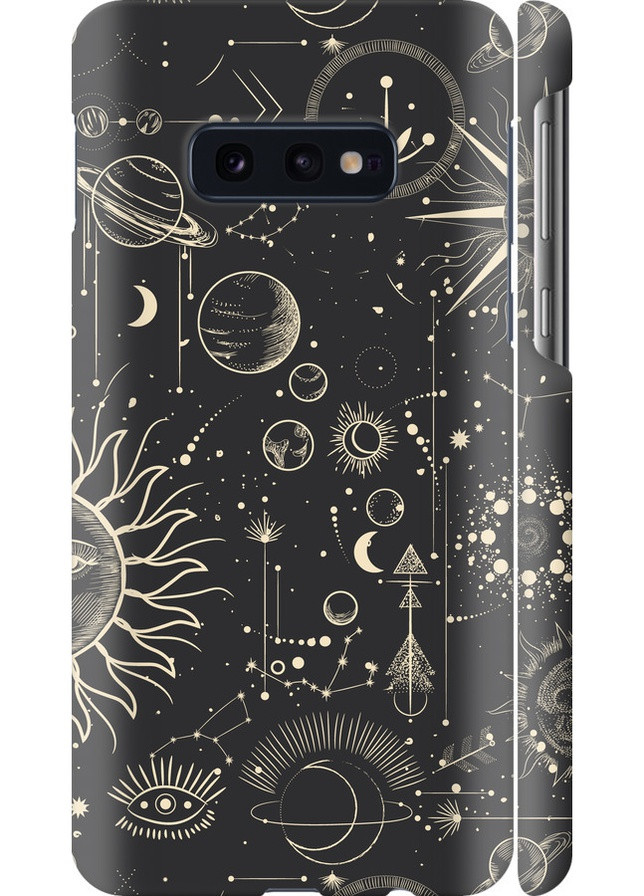3D пластиковый матовый чехол 'Фаза луны' для Endorphone Samsung Galaxy S10e (258092810)