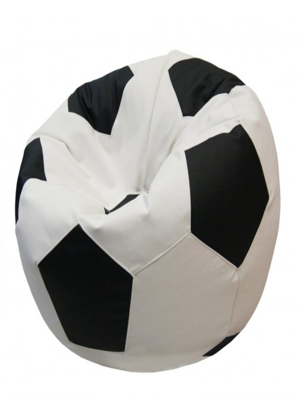 Кресломешок Мяч средний Белый с Черным No Brand (257999409)