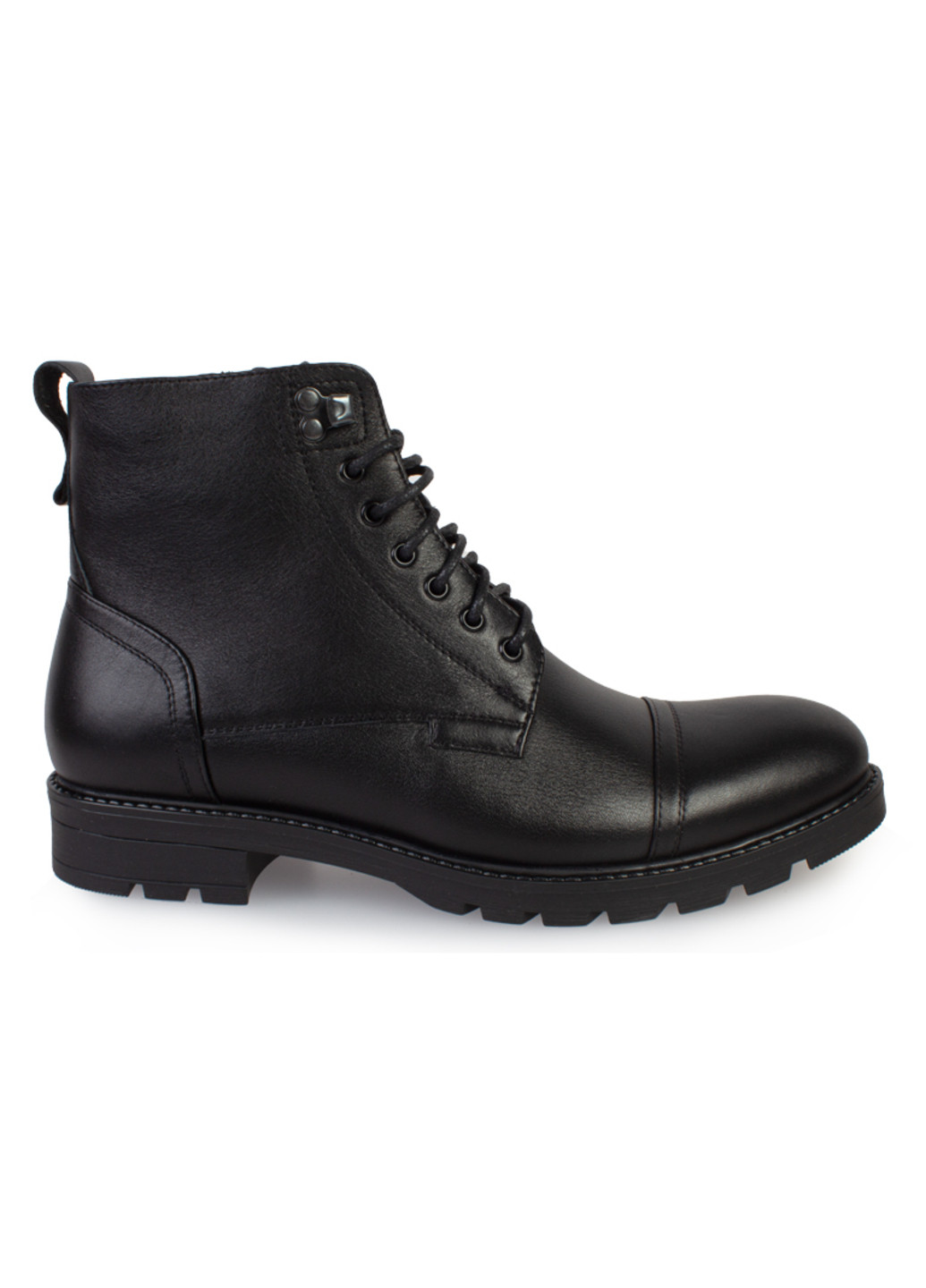 Черные зимние ботинки мужские бренда 9501074_(1) ModaMilano