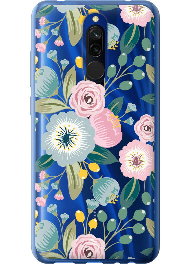 Силиконовый чехол 'Цветочные обои v2' для Endorphone Xiaomi Redmi 8 (258093209)