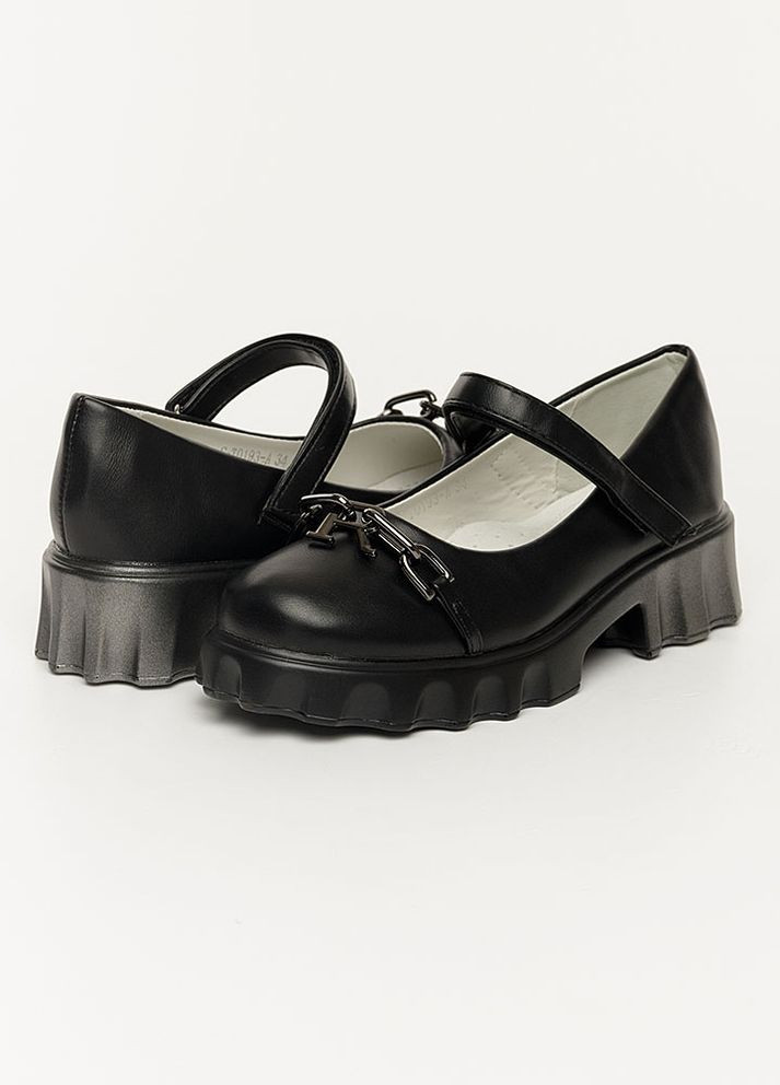 Черные туфли для девочки цвет черный цб-00225745 Tom.M