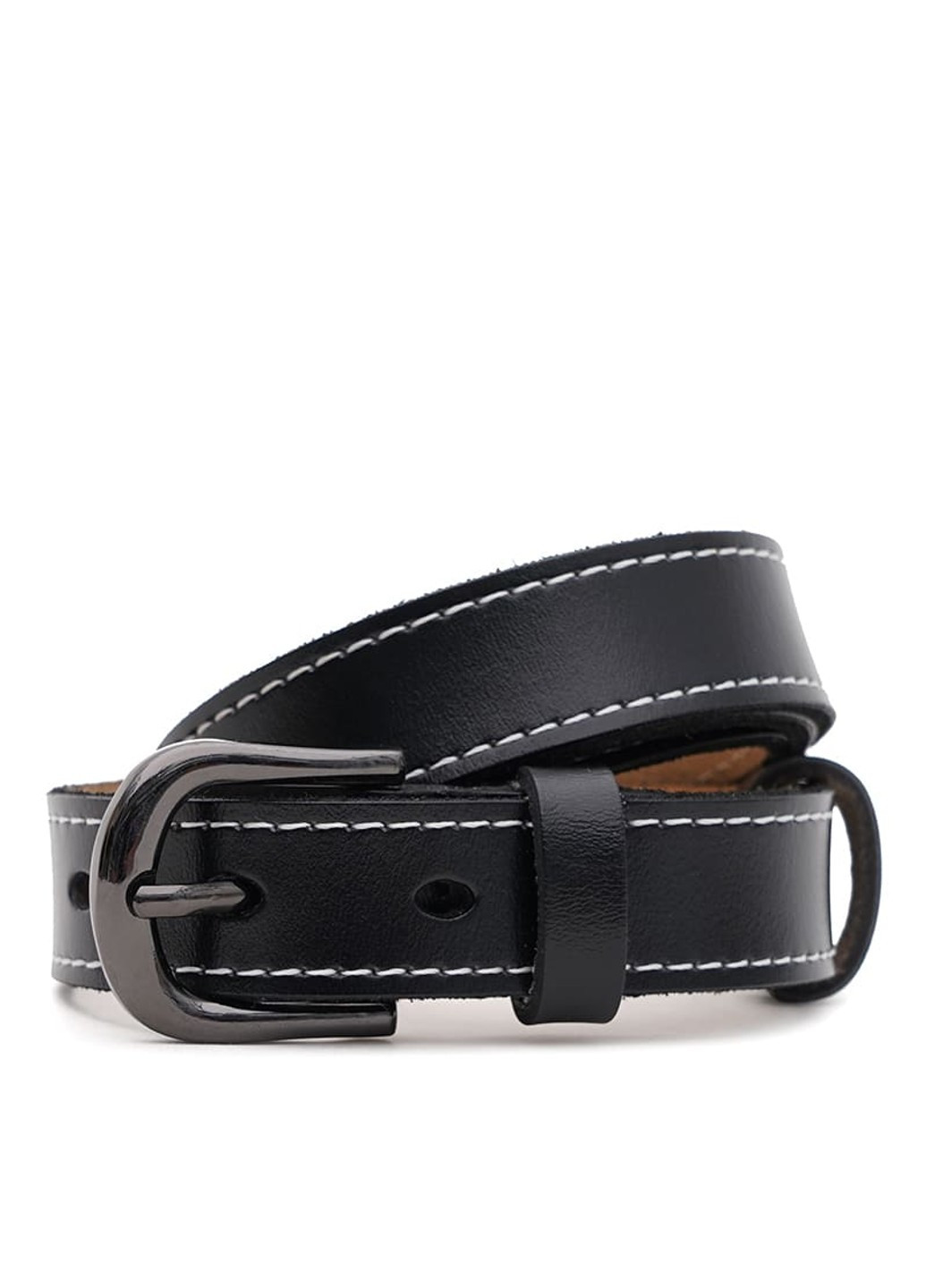 Женский кожаный ремень CV1ZK-007bl-black Borsa Leather (266143873)