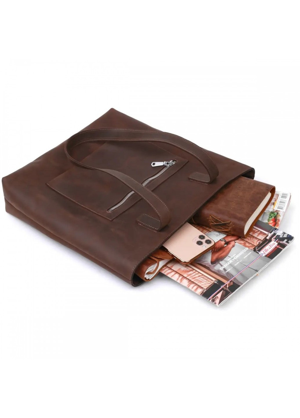 Женская кожаная сумка шоппер 16349 Shvigel (262523407)