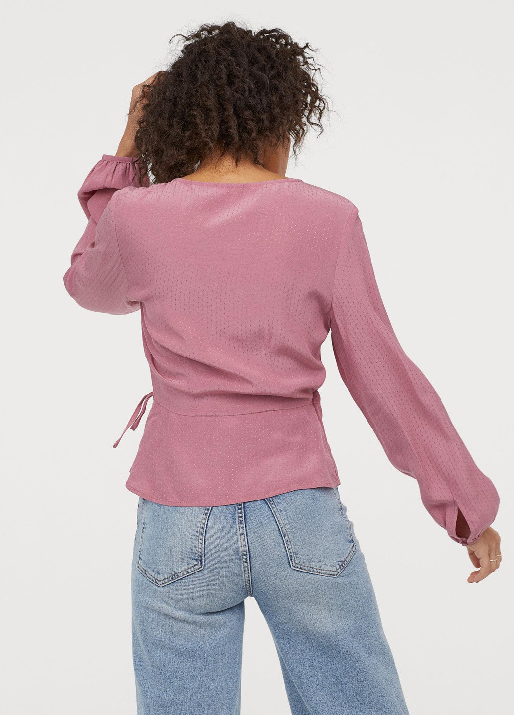 Темно-розовая блуза демісезон,темно-рожевий, H&M
