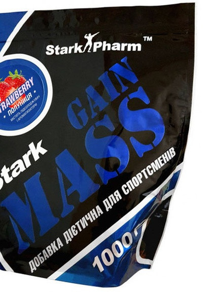 Stark Gain Mass 1000 g /10 servings/ Strawberry Stark Pharm (256777189)