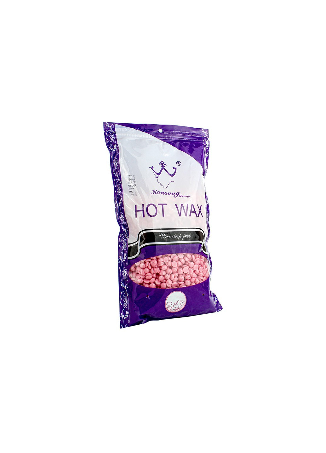Воск для депиляции в гранулах 100г "Konsung Hot Wax" Розовый(Pink) Pro Wax (261765704)