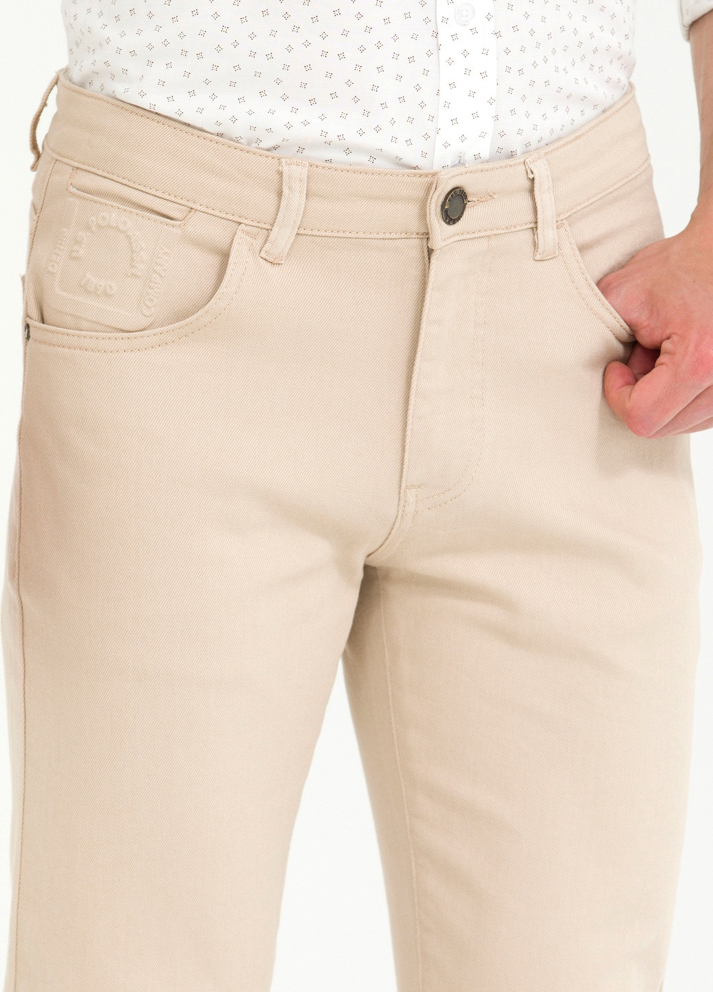 Бежевые джинси мужские U.S. Polo Assn.